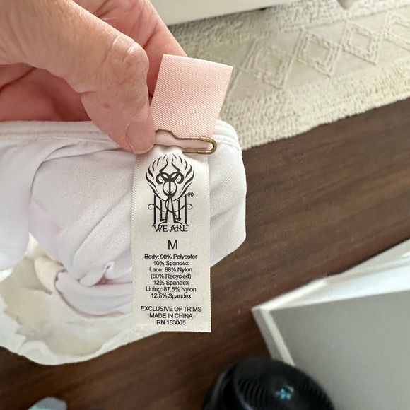 White Lace Bodysuit Revolve - Picture 2 of 2